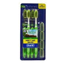 Oral-B 1-2-3 Toothbrush with Neem Extract Soft