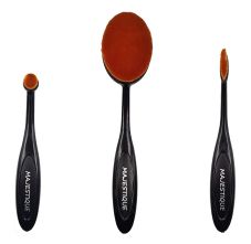 Majestique Supple Oval Makeup Brushes Set 1 Kit