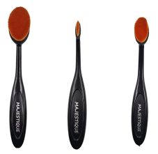 Majestique Supple Oval Makeup Brushes Set 3 Kit
