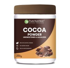 Pure Nutrition Cocoa Powder 250g – Unsweetened Alkalized