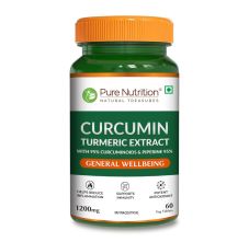 Pure Nutrition Curcumin with Piperine – 60 Tablets