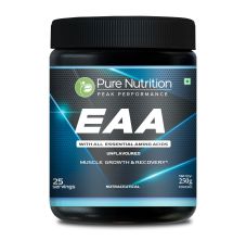 Pure Nutrition EAA Essential Amino Acids Powder 250g – Unflavoured – 25 Servings