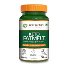 Pure Nutrition Keto FatMelt 1000mg – 60 Veg Capsules – Garcinia Cambogia Green Tea L-Carnitine