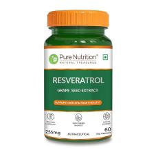 Pure Nutrition Resveratrol 255mg – 60 Capsules