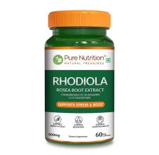 Pure Nutrition Rhodiola Rosea Root Extract (500Mg) - 60 Veg Capsules | Standardized To 3% Rosavins & 1% Salidroside