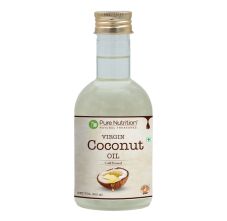 Pure Nutrition Virgin Coconut Oil 250Ml Pet Bottle | Good For Hair Growth, Skin, Baby Massage & Cooking | Reduce Hair-Fall