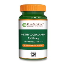 Pure Nutrition Vitamin B12 1500mcg Methylcobalamin – 120 Veg Tablets