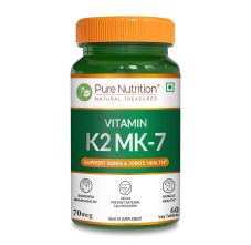 Pure Nutrition Vitamin K2 55Mcg As Mk7 60 Tabs Pn 2.0