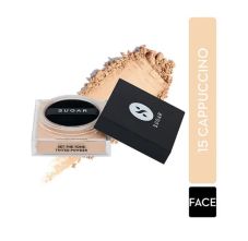 Sugar Cosmetics Set The Tone Tinted Powder 15 Cappuccino