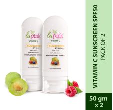 La Pink Vitamin C Sunscreen SPF 50 Pack of 2