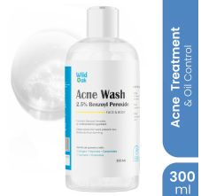 WildOak 2.5% Benzoyl Peroxide Acne Body Wash | 300ml