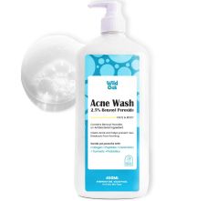 WildOak 2.5% Benzoyl Peroxide Acne Body Wash | 450ml Value Pack