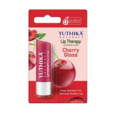 Yuthika Moisturizing Lip Balm – Cherry Gloss 4.8g | Repairs Dry, Damaged Lips with Natural Oils| Hydrated & Smooth Lips